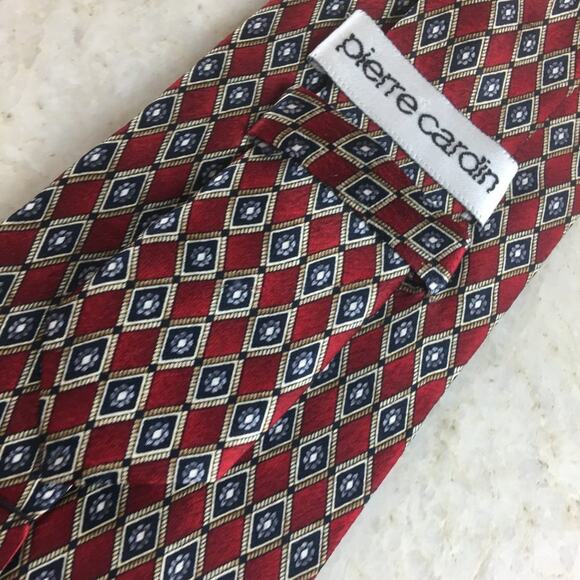 PIERRE CARDIN SILK TIE - Picture 7 of 13